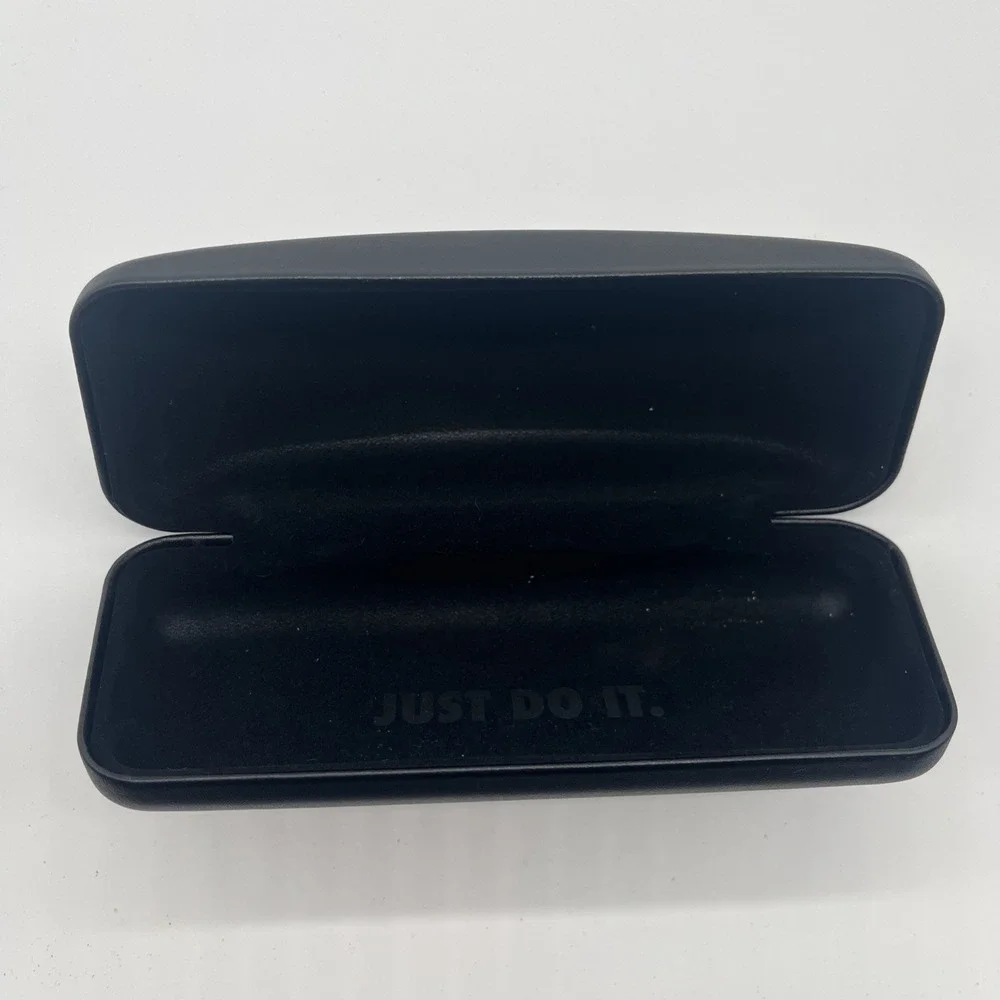 NIKE Black Eyeglasses Sunglasses Hard Case Just Do It Made In Italy Rayban cloth